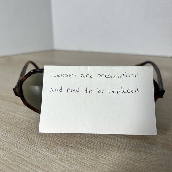 Bausch & Lomb Britt Hexagon Sunglasses FRAMES ONLY READ DESC Tortoise Shell main image 4